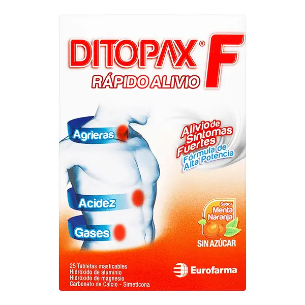 Ditopax F 25 Tabletas