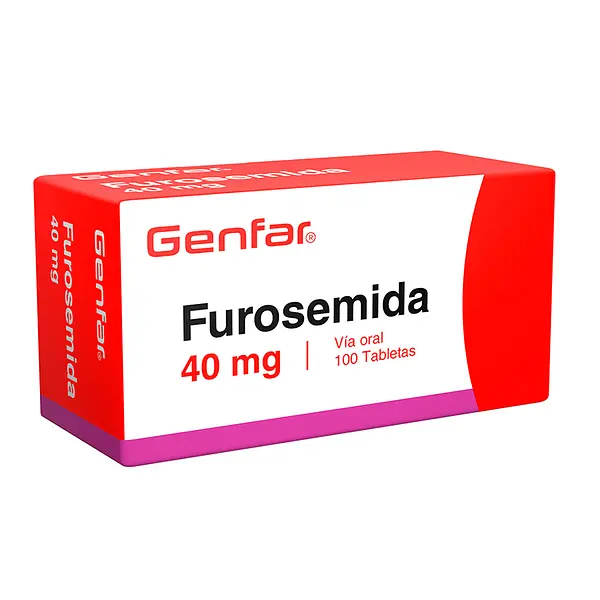 Furosemida 40 Mg 100 Tabletas Genfar