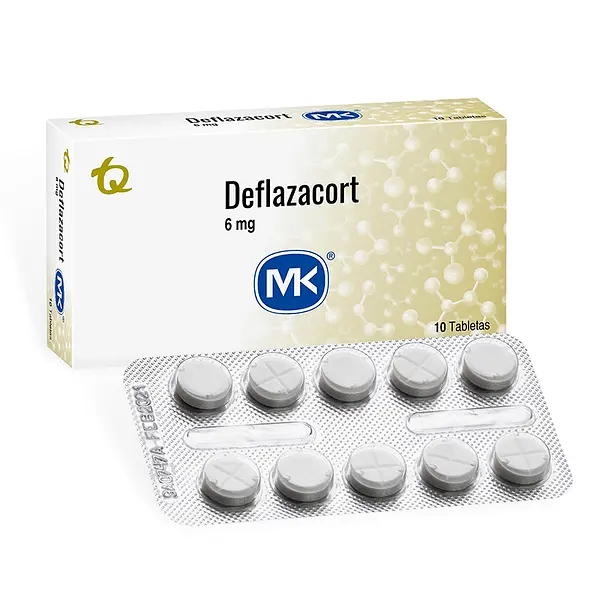 Deflazacort 6 Mg 10 Tabletas Mk(M)7343