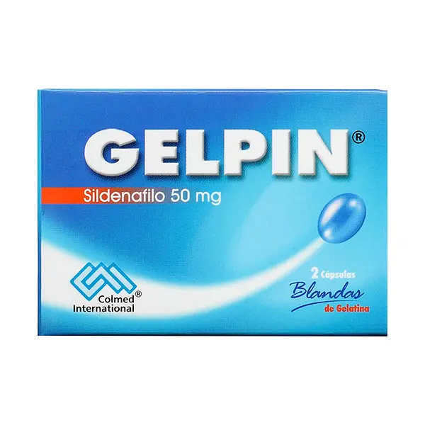Gelaproffin Sildenafil 50 Mg 2 Capsulas