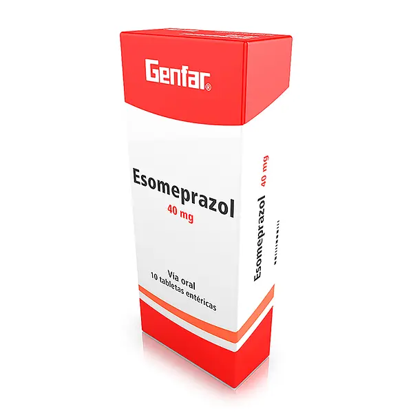 Esomeprazol 40 Mg 10 Tabletas Genfar