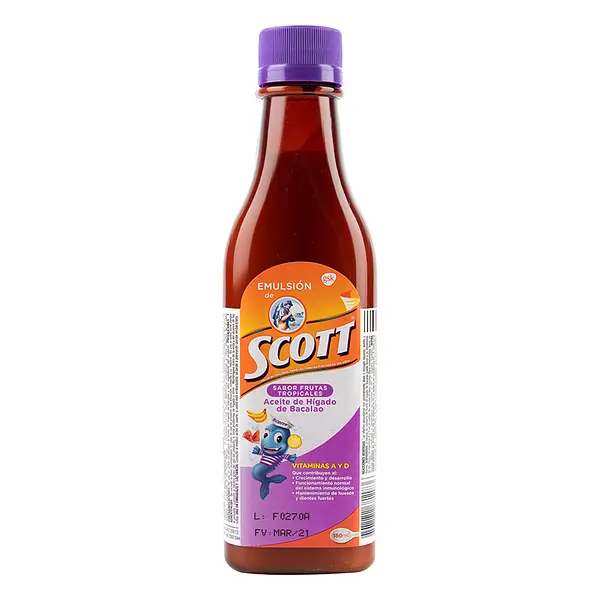 Emulsion Scott Fruta Tropical 180 Ml