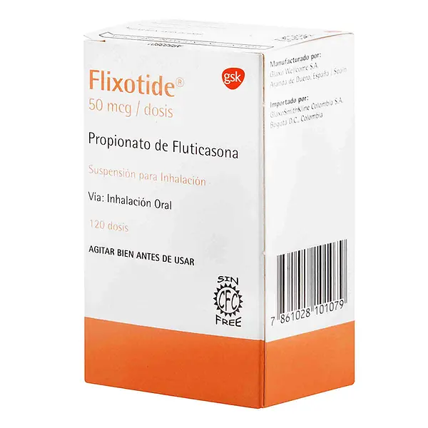 Flixotide Inhaladorador50Mc 120 D(P)22940(Sc)(Sf)