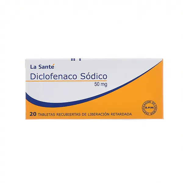 Diclofenaco Naco 50 Mg 20 Tabletas Ls