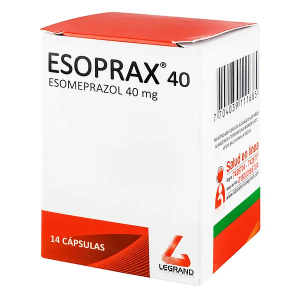 Esoprax 40 Mg 14 Capsulas