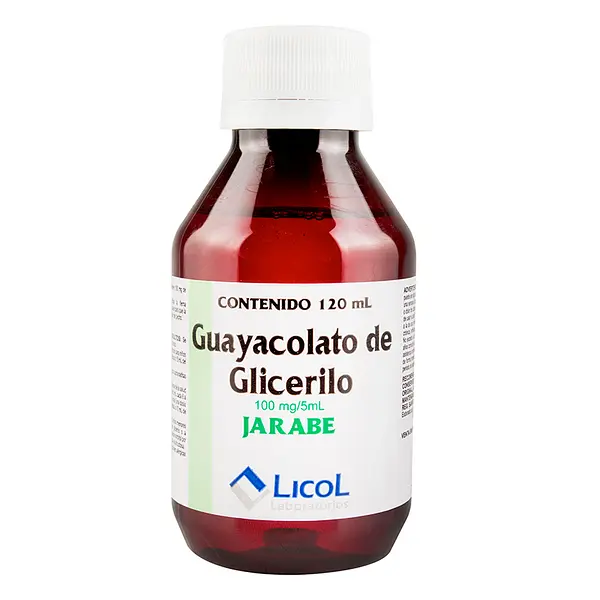 Guayacolato De Glicerilo 120 Ml Lc