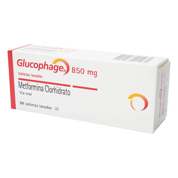 Glucophace 850 Mg 30 Tabletas (3%+)(Pae)