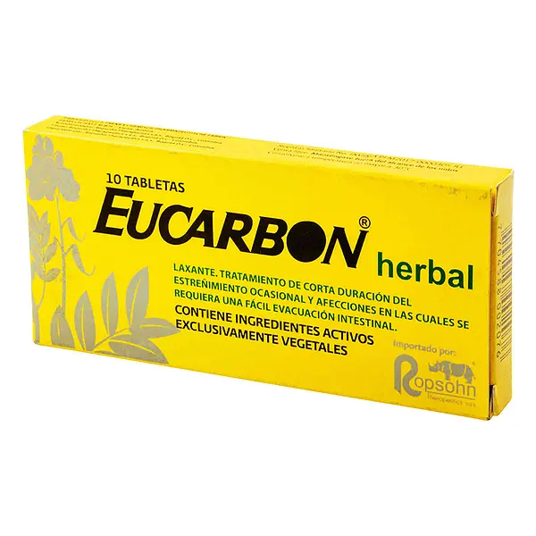 Eucarbon Herbal 10 Tabletas