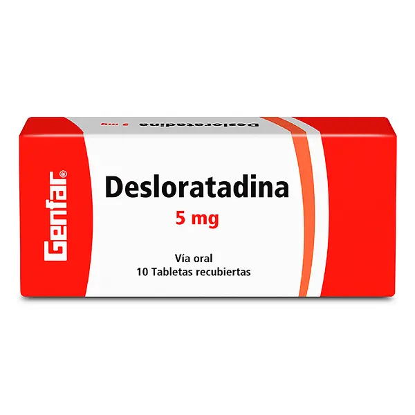 Desloratadina 5 Mg 10 Tabletas Genfar