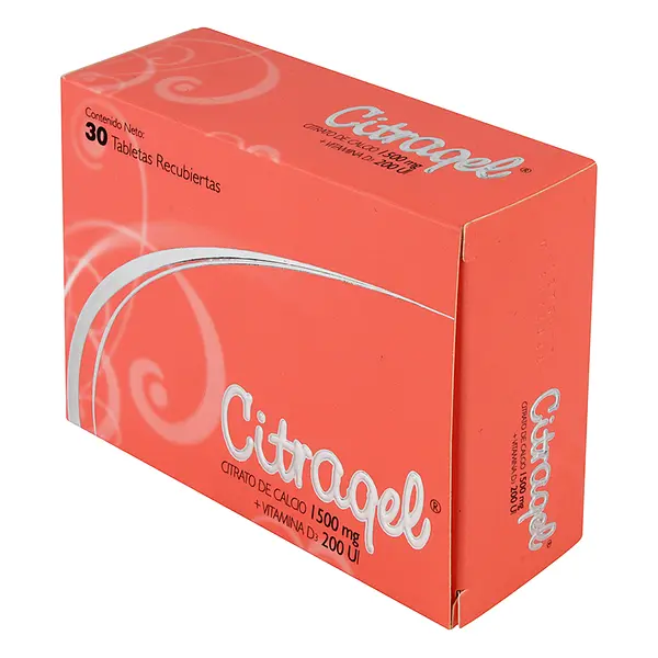 Citracel 1500 Mg/200 Ui 30 Tableta Recubierta