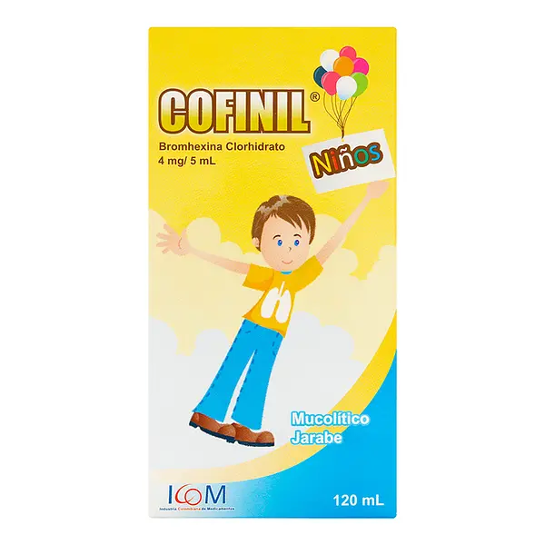 Cofinil 4 Mg Ninos Jarabe 120Ml Icom