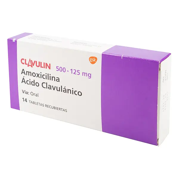Clavulin 500 Mg 14 Tabletas (3%+)(Pae)