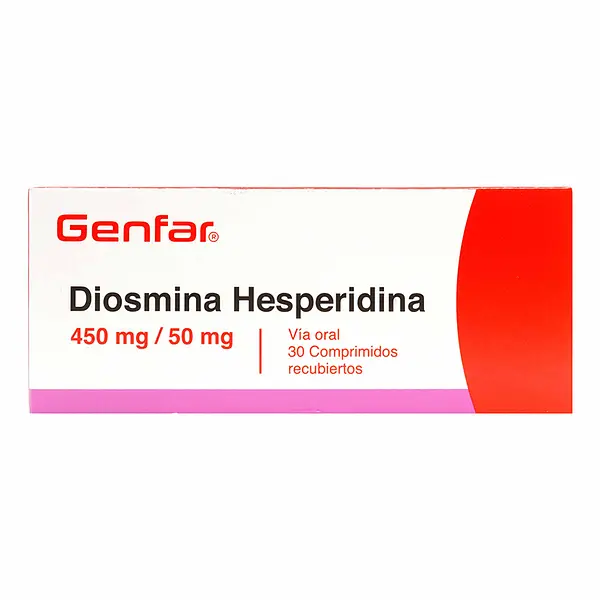 Diosmina Hesper. 450/50 Mg 30 Tableta Genfar