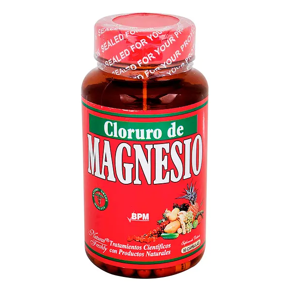 Cloruro De Magnesio + Vitamina D 50 Cap
