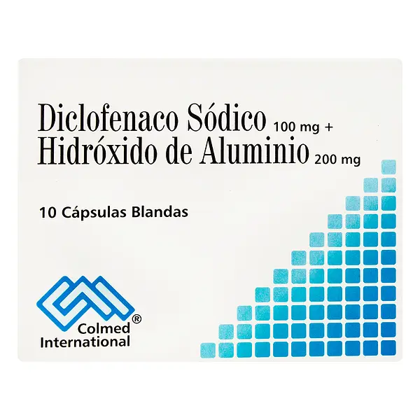 Diclofenaco Naco 100 Mg+Hidroxido10 Capsulas Pc