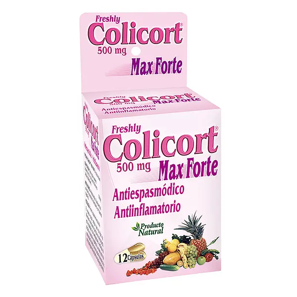 Colicort 500 Mg 12 Capsulas Pastillero