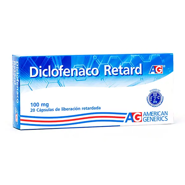 Diclofenalco Retard 100 mg Caja x 20 Cápsulas