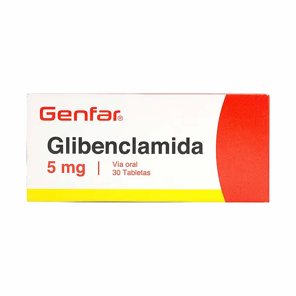 Glibenclamida 5 Mg 30 Tableta Genfar