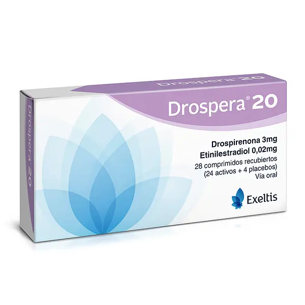 Drospera 20 28 Comprimidos(24 Act+4Pl)(M)22364