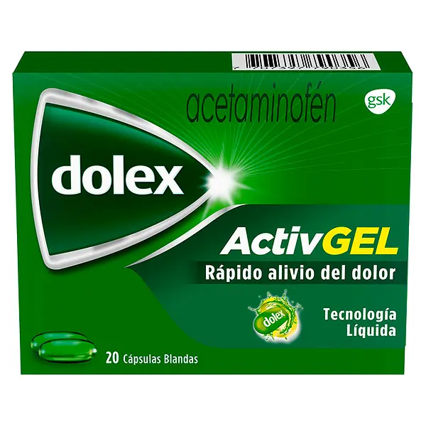 Dolex Activegel 20 Capsulas Liquidas