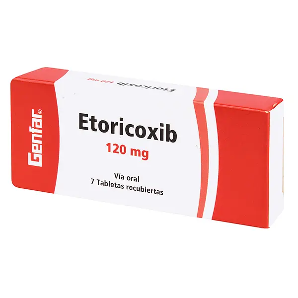 Etoricoxib 120 Mg 7 Tableta Genfar