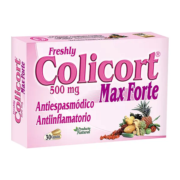 Colicort Max Forte 500 Mg 30 Capsulas