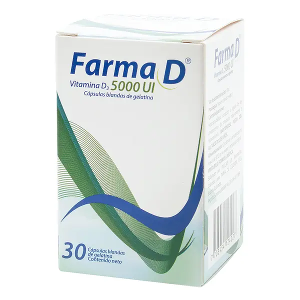 Farma D Vitamina D3 5000Ui 30 Cap