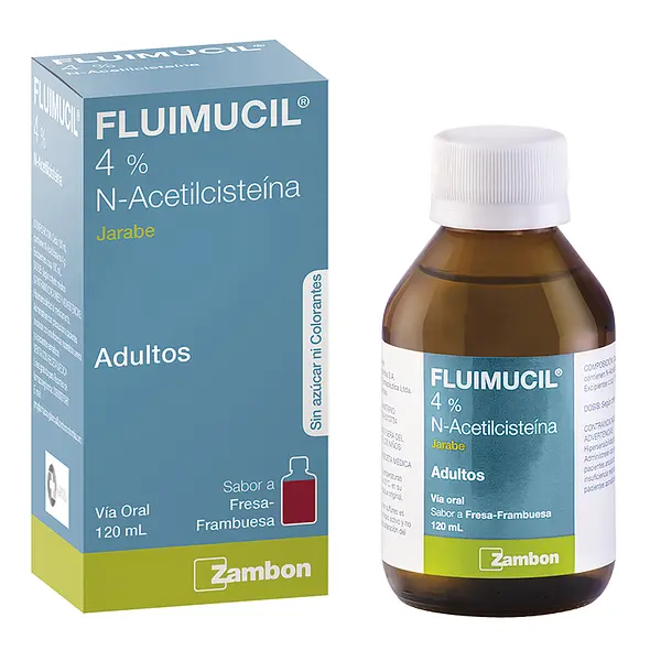 Fluimucil Adulto Jarabe 4% 120 Ml