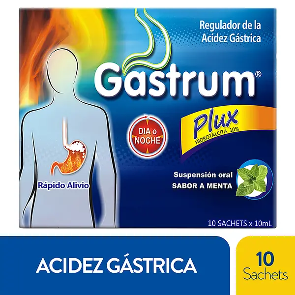 Gastrum Plus Menta 10 Ml 10 Sobre