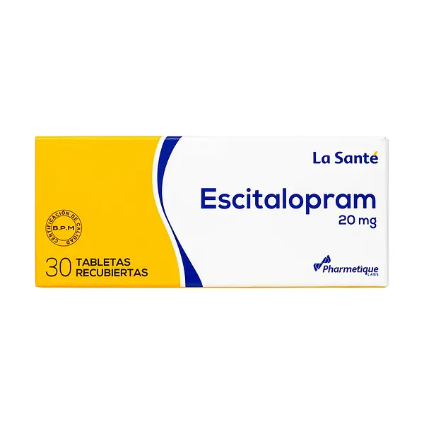 Escitalopram 20 Mg 30 Tableta Ls