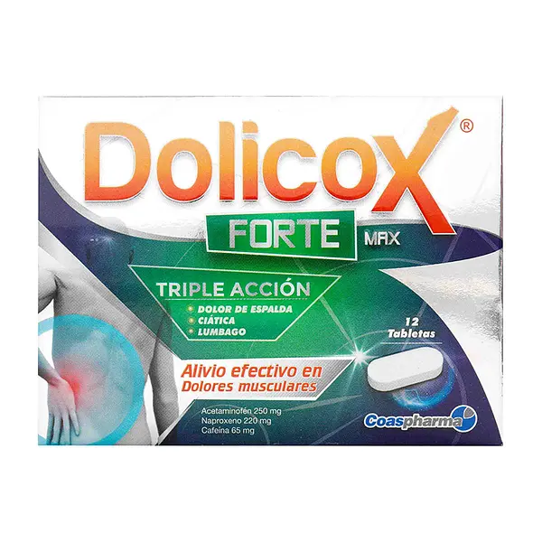 Dolicox Forte Max Caja 12 Tabletas