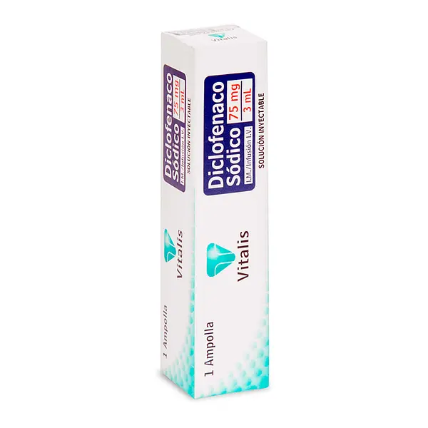 Diclofenaco Naco 75Mg/3Ml 1 Ampolla Vitalis
