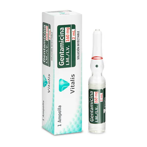 Gentamicina 160Mg/2Ml 1 Ampolla Vitalis