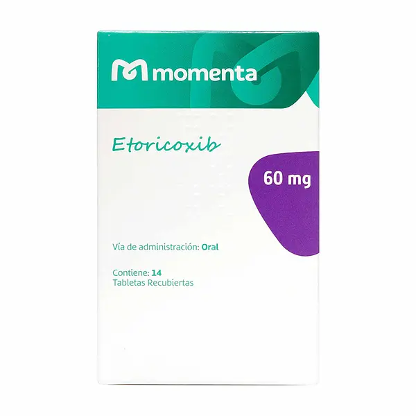 Etoricoxib 60 Mg 14 Tabletas Momenta