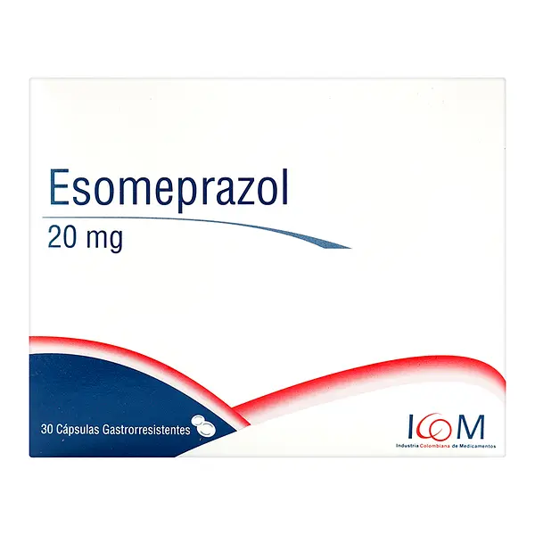 Esomeprazol 20 Mg 30 Capsulas Icom