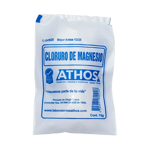 Cloruro De Magnesio 15 Gr 30 Sobre Athos