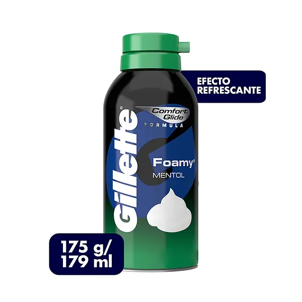 Espuma A De Afeitar Foamy Menthol 175 Gr