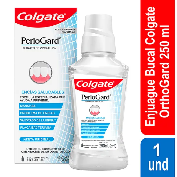 Enj.Colgate Periogard Sin Alcohol 250 Ml