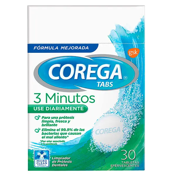 Corega Tableta 30 Tabletas