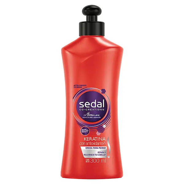 Crema Para Peinar Sedal Keratina Antiox.300Ml
