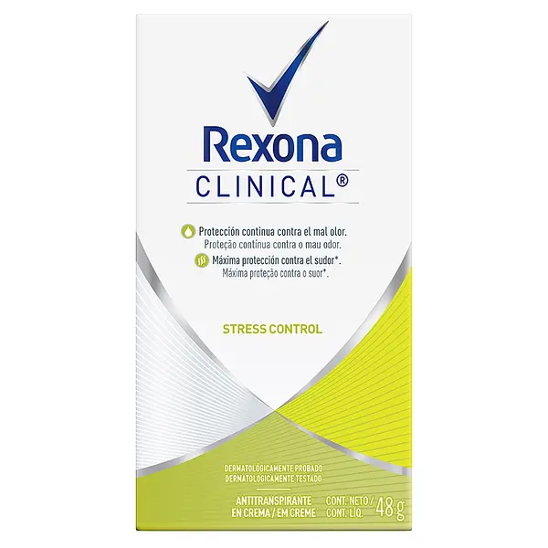 Desodorante .Rexona Clinical Stress Control 48 Gr