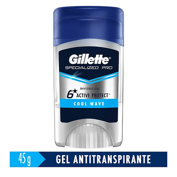 Desodorante .Gillette Clinical Gel Cool Wave 45Gr