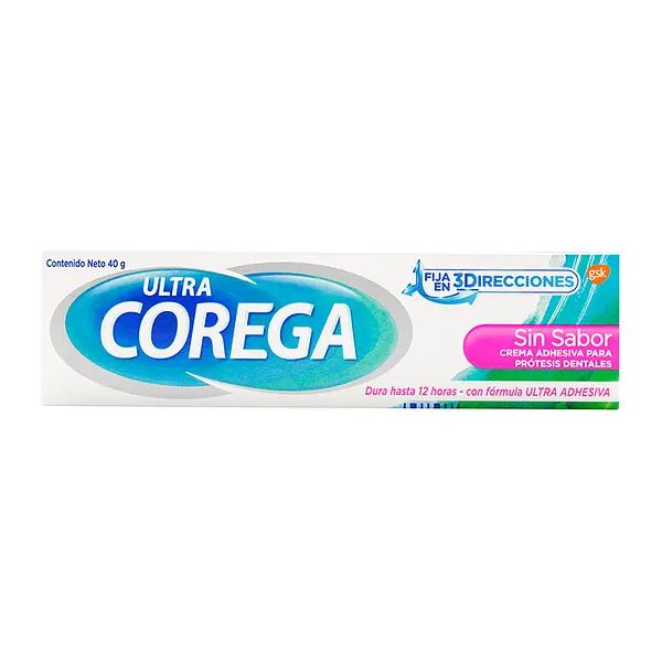 Crema Corega 3D.Ultra Sin Sabor 40 Gr