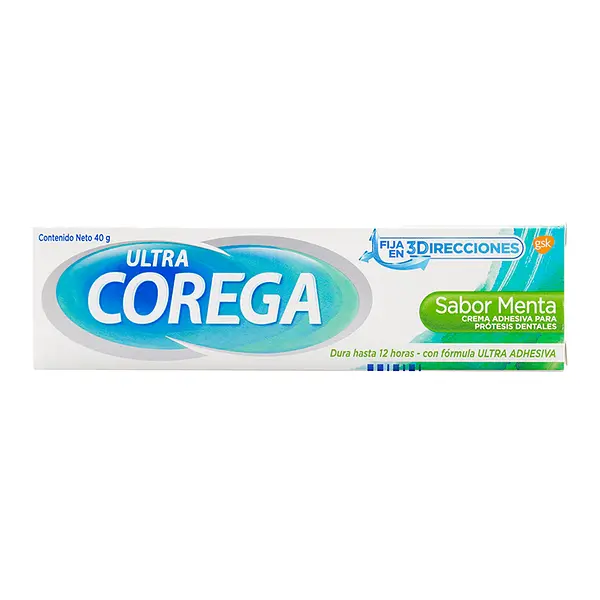 Crema Corega 3D.Ultra Menta 40 Gr