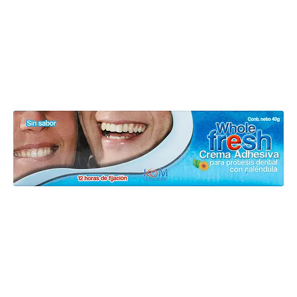 Crema Adhesiva Protesi Who. Sinsabor 40Gr Icom
