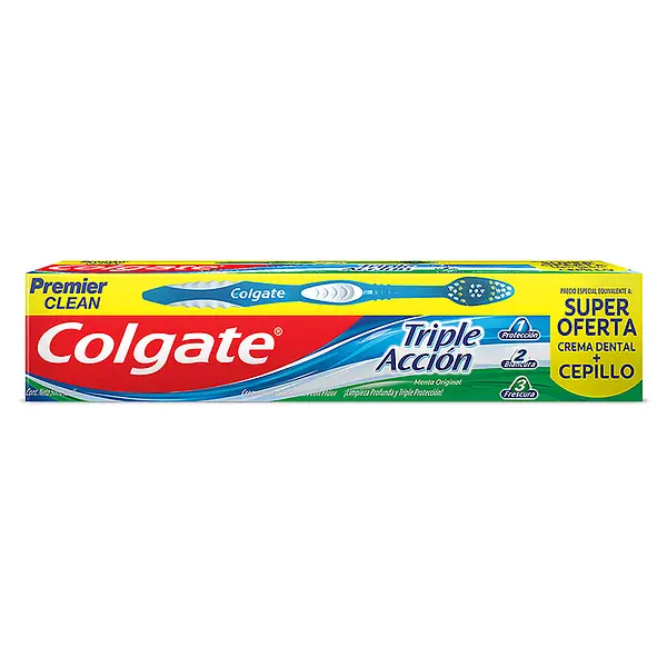 Crema Colgate Tri.Acc 50 Gr+Cepillo Premier Cl