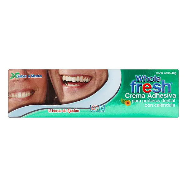 Crema Adhesiva Protesi Who. Menta 40 Gr Icom