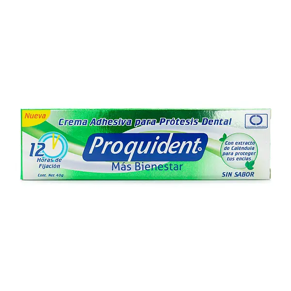 Crema Adhesiva Protesis Proquident X40 Sin Sab