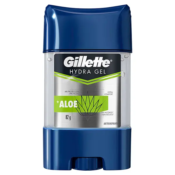 Desodorante .Gillette Hydra Gel Aloe 82 Gr