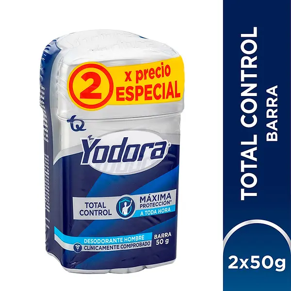 Desodorante Yodora Bar Tota Control 50Gr H